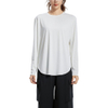 Women's Long Sleeve Workout Tops Active Running Shirts Loose Fit Quick Dry Athletic Soft