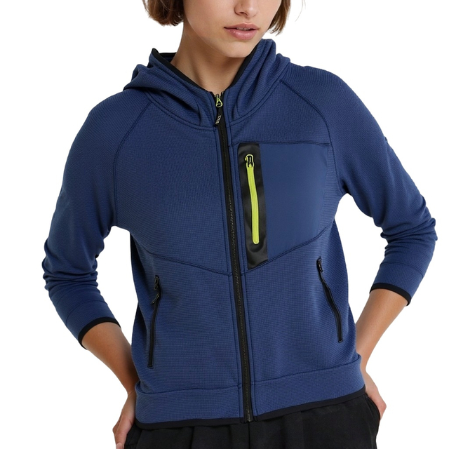 Women's Hoodie Full-zip Hoodie Zip-up Hooded Sweatshirt