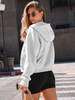 Womens Zip Up Hoodies Jackets Cropped Sweatshirts Fleece Fall Outfits Casual Comfy Y2k Tops Winter Clothes 2025
