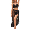 Women Swimsuit Coverups Long Bikini Wraps Sheer Beach Bathing Suit Cover Up