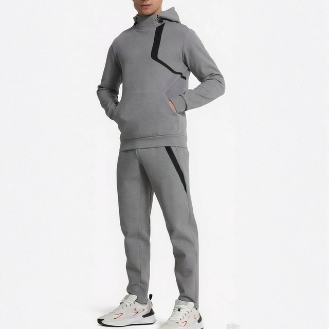 Men's 2 Piece Outfits Hoodie Sweatshirt Tracksuit & Joggers Sweatpants Sweatsuit Set