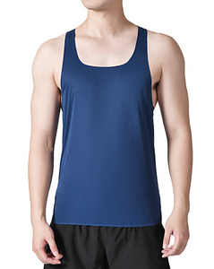 Ice Silk Workout Tank Tops Quick Dry Plus Size Men’s Muscle Vests Custom Running Singlet Men Gym Tank Top