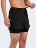 Men’s Athletic Wear Quick Dry Tight 2 In 1 Jogger Sports Shorts Running Gym Fitness Shorts for Men