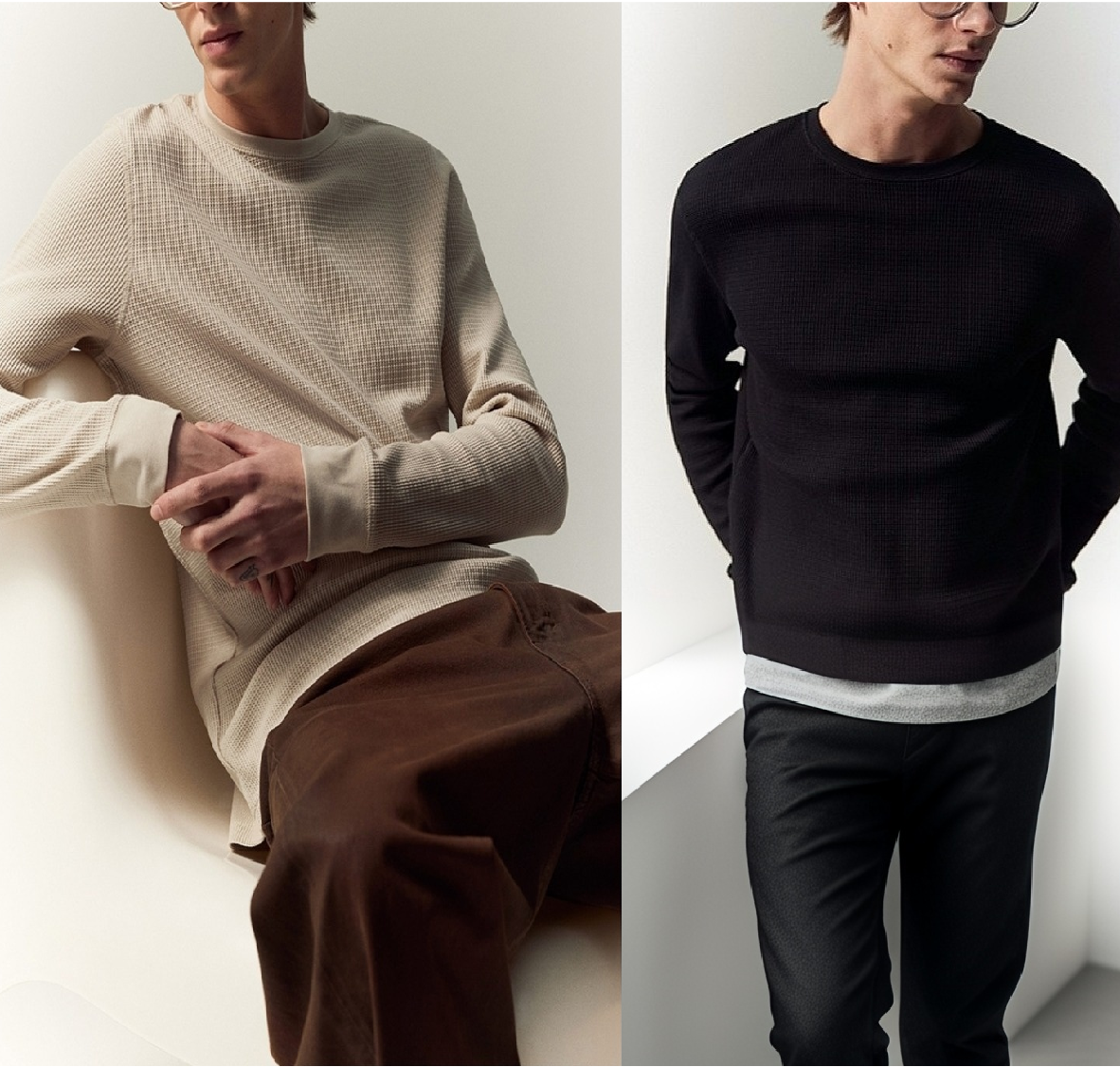Mens Thermal Long Sleeve Shirt Moisture Wicking Shirts for Men Slim Long Sleeve Shirts for Men