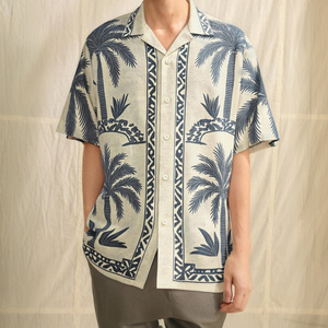 Hawaiian Button Shirts Summer Beach Clothes