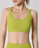 Custom Wholesale Women Thin Shoulder Straps Gym Outfits Fitness Running Sports Underwear Sports Yoga Bra