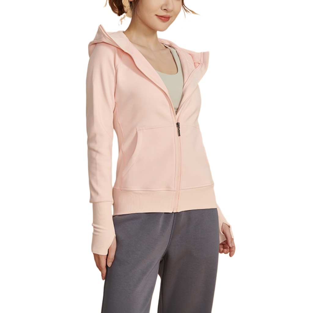 Custom Logo Workout Clothing Fitness Women’s Sport Full Zip Running Yoga Jacket