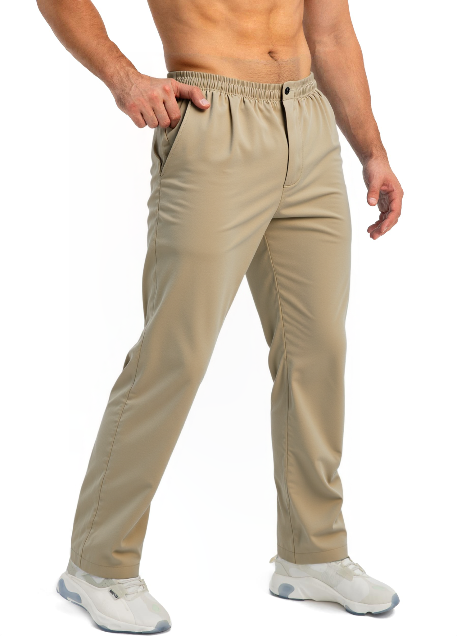 Men's Sweatpants with Zipper Pockets Tapered Joggers for Men Athletic Pants for Workout, Jogging, Running