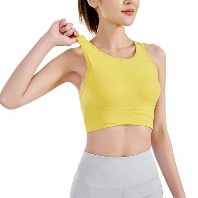 New Sports Underwear Beauty Back Running Shockproof One Piece Gym Yoga Bra