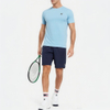 Men's Tracksuit 2 Piece Sweatsuit Sets Short Sleeve Golf Crew neck Shirts Summer Shorts Loungewear