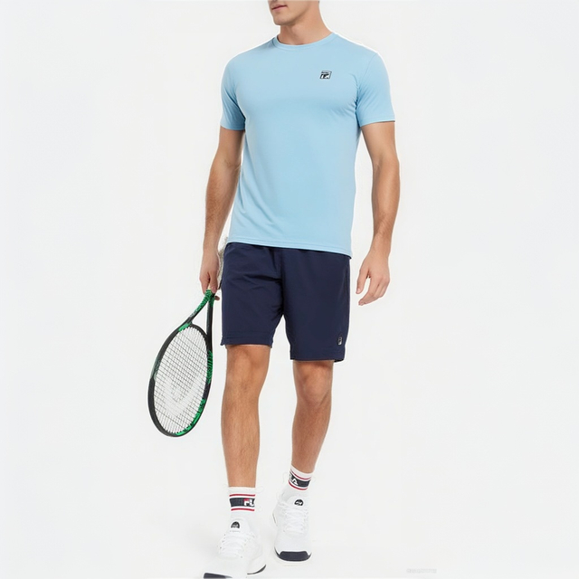 Men's Tracksuit 2 Piece Sweatsuit Sets Short Sleeve Golf Crew neck Shirts Summer Shorts Loungewear