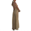 Women's Summer Maxi Dress Sleeveless Halter Loose Long Beach Split Dresses
