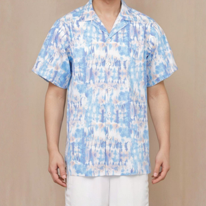 Biodegradable Camp Collar Casual Hawaiian Beach Shirt