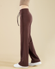Winter Thick Fleece Sports Pants Cotton Loose Casual Straight Leg Pants Warm Trousers Women Workout Sweatpants