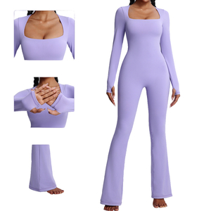 2-Piece Seamless Moisture-Wicking Workout Set for Women Gym Fitness Running Yoga Sportswear