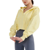 Long Sleeve Comfort Sports Hoodie Full Zip Running Shirt Sports Top Yoga Jacket