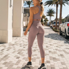 Workout Sets for Women 2 Piece High Waisted Seamless Leggings with Padded Stretchy Sports Bra Sets Gym Clothes