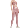 Wholesale Women’s Workout Tight Sweat Shiny Gym Workout Yoga Pants Push Up V Shape Sports Leggings