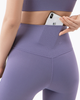 High waist brushed Quick-drying nine-point Workout Gym Legging Solid Yoga Pants Women Scrunch Butt Lift Workout Tight Fitness Yoga Leggings