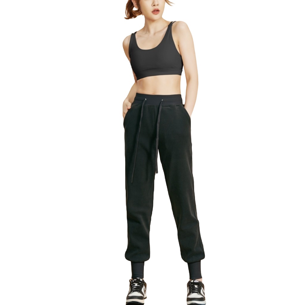Wholesale Custom Plain Cotton Workout Sweat Pants Loose Fit Casual Sports Womens Joggers
