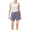 Shorts for Women High Waisted Wide Leg Elastic Waist Stretchy Denim Jorts Summer Causal Shorts with Pockets