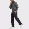 Men's Casual Lightweight Stretch workout pants Summer Relax Fit Drawstring Elastic Waist Beach Pants