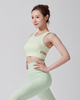 Wholesale Women Cutout Bra Adjustable Side Breast Tightening Support Seamless Bra Thin Breathable Yoga Sports Bra