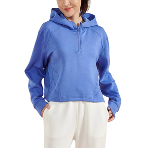 Women Running Shirt Half Zipper Long Sleeve Hoodie Yoga Tops Training Running Brushed Workout Yoga Jackets