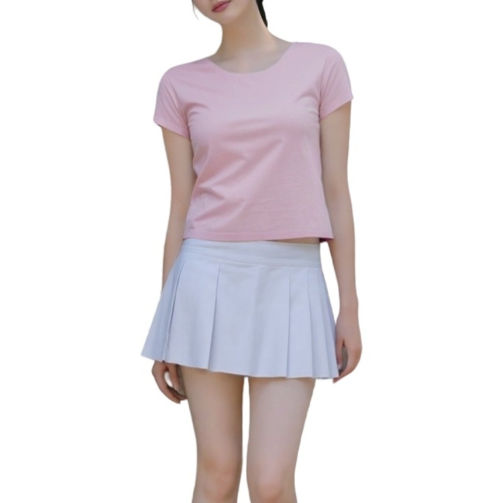 High Waisted Tennis Skirt with Pockets Athletic Golf Skorts for Women Casual Workout Built-in Shorts