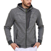 Men's Full-Zip Athletic Jacket with Hoodies Workout Long Sleeve Fishing Hiking Performance Shirt