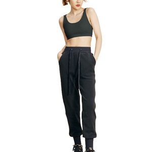 Wholesale Custom Plain Cotton Workout Sweat Pants Loose Fit Casual Sports Womens Joggers