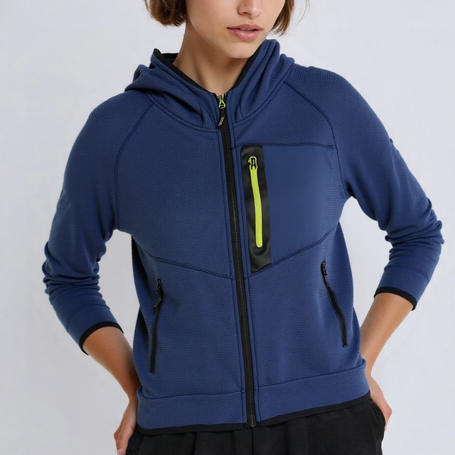 Women's Hoodie Full-zip Hoodie Zip-up Hooded Sweatshirt