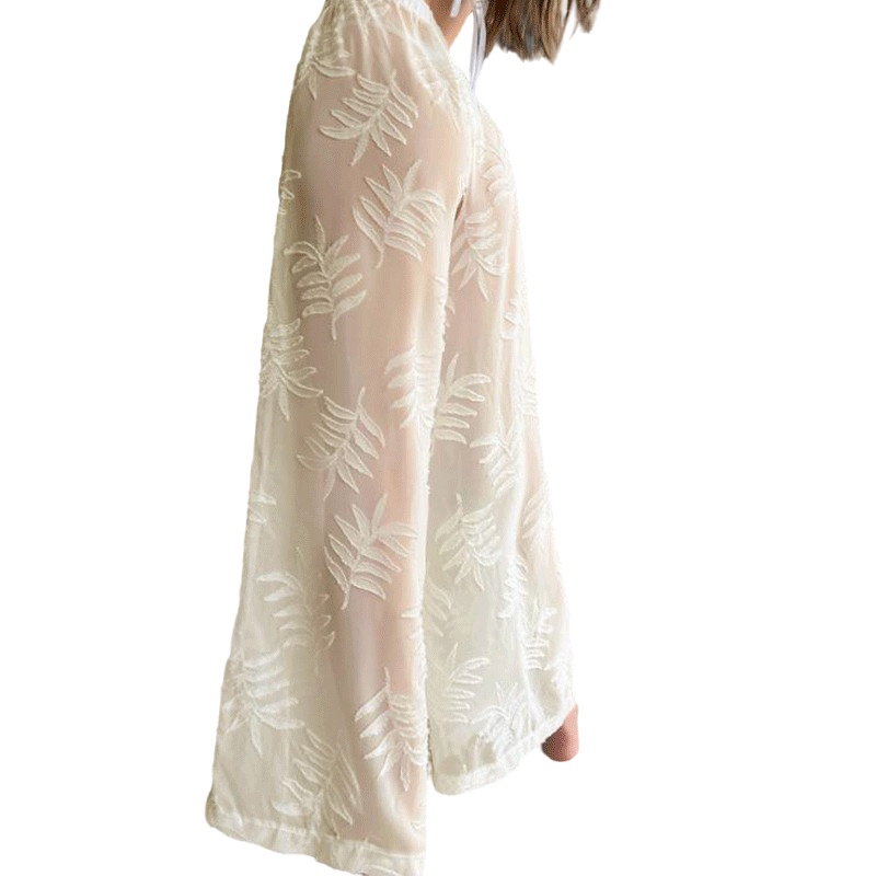 Womens Cover up Pants Sheer Bikini Bottoms Swimsuit Cover up Wide Leg Beach Pants