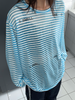 Womens Tops summer long Sleeve Crewneck T Shirts Fashion Basic Tee