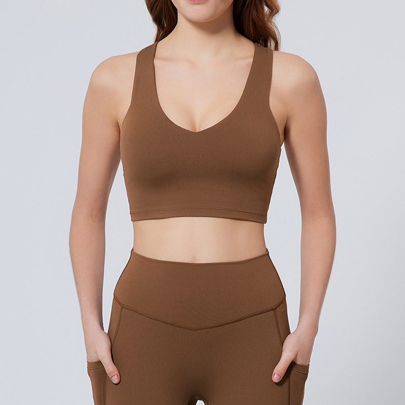 Workout sets for women cross back sports bra high waist leggings 2 piece gym yoga outfits workout clothes sets