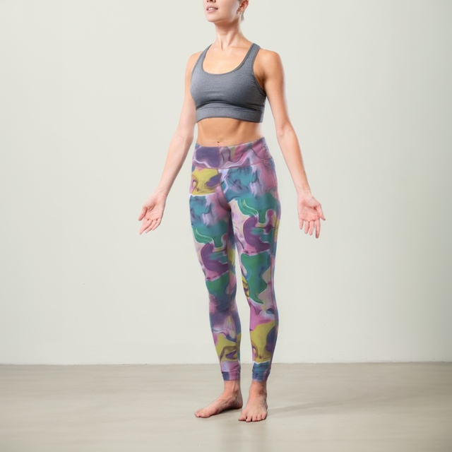 Thick High Waist Yoga Pants with Pockets, Tummy Control Workout Running Yoga Leggings for Women