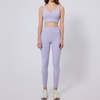 Womens Workout Sets Adjustable Straps Sports Bras and High Waist Leggings Sets Pilates 2 Piece Outfits for Women