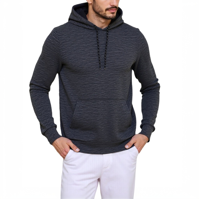 Men's Hoodies Moisture Wicking Breathable Pullover Hooded Sweatshirt