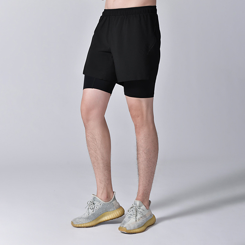 Custom Compression 2 In 1 casual wear men’s summer shorts Gym Short Workout Sports Running Men’s Shorts
