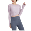 Loose Top Breathable Fitness Wear Women's Clothing Breathable Yoga Wear Cotton Women Tshirt Women's T-Shirts
