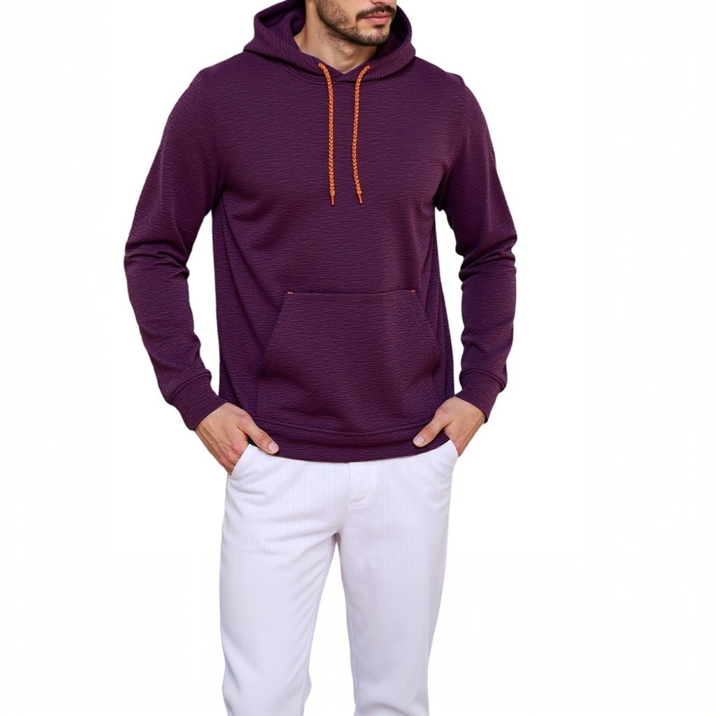 Men's Hoodies Moisture Wicking Breathable Pullover Hooded Sweatshirt