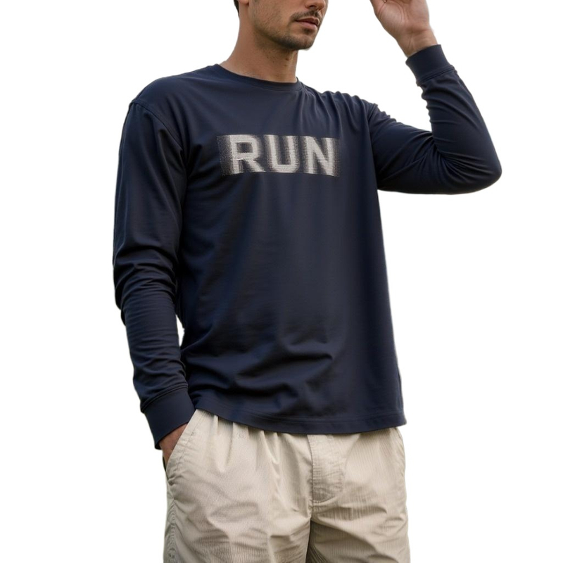 Oversized Men's Dry-Fit UV Moisture Wicking Casual UPF 50+ SPF Sun Protective Fishing Hiking Active Long Sleeve Shirt