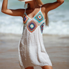 Womens Swimsuit Coverup Swimwear Bathing Suit Cover Up Floral Lace Boho Beach Dress