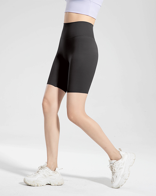 Custom Logo Sport Shorts Women High Waist Compression Workout Running Scrunch Butt Fitness Yoga Legging
