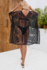 Sexy Elegant Lace Beach Cover Up for Women Bathing Suit Cover Up V-Neck Swimsuit Coverup for Poolside Seaside and Party