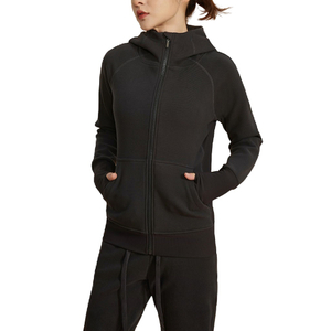 Custom Logo Workout Clothing Fitness Women’s Sport Full Zip Running Yoga Jacket