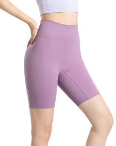 Custom Logo Sport Shorts Women High Waist Compression Workout Running Scrunch Butt Fitness Yoga Legging