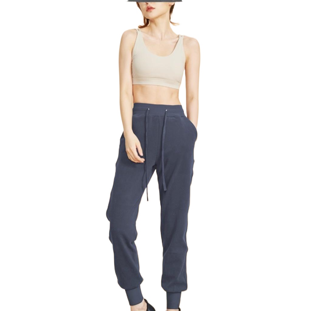 Wholesale Custom Plain Cotton Workout Sweat Pants Loose Fit Casual Sports Womens Joggers