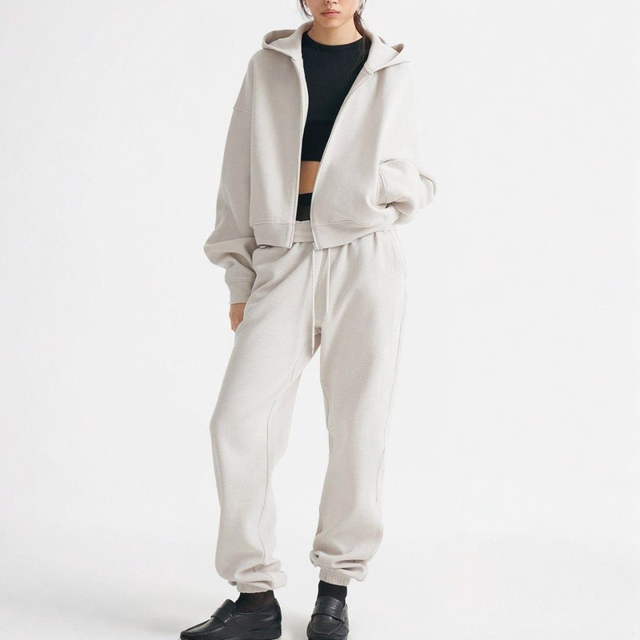2 Piece Outfits 2025 Spring Tracksuit Sets Long Sleeve Tops Travel Long Pants Jogger Lounge Set