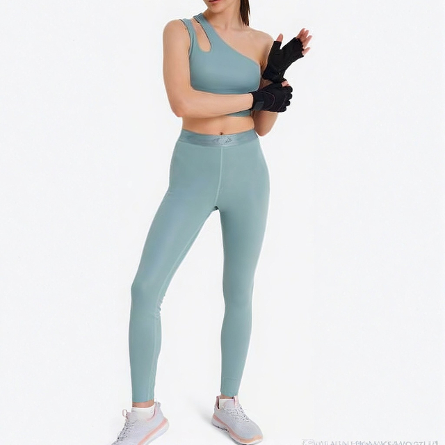 Womens Workout Sets 2 Piece Seamless Yoga Outfits Pants and Crop Top Matching Gym Athletic Clothing Set